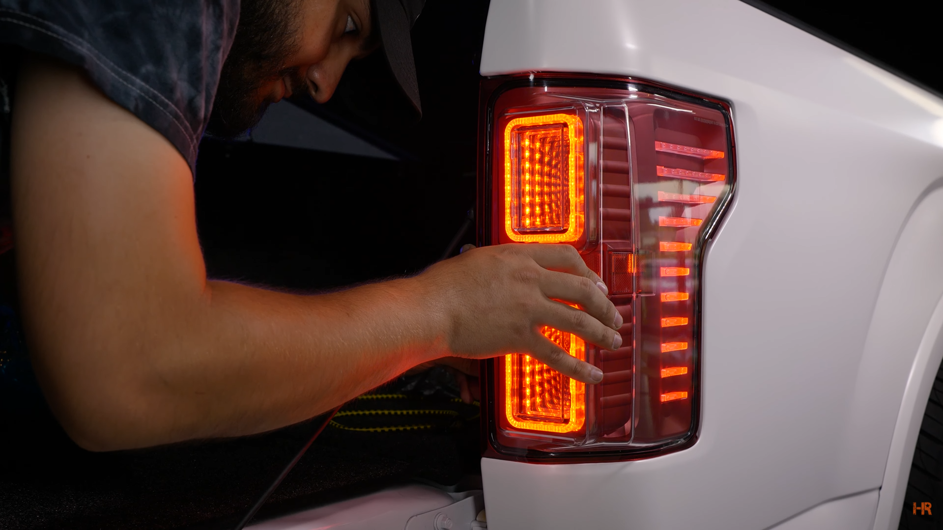 A Ford F-150 Shelby Super Snake with Morimoto XB LED taillights.