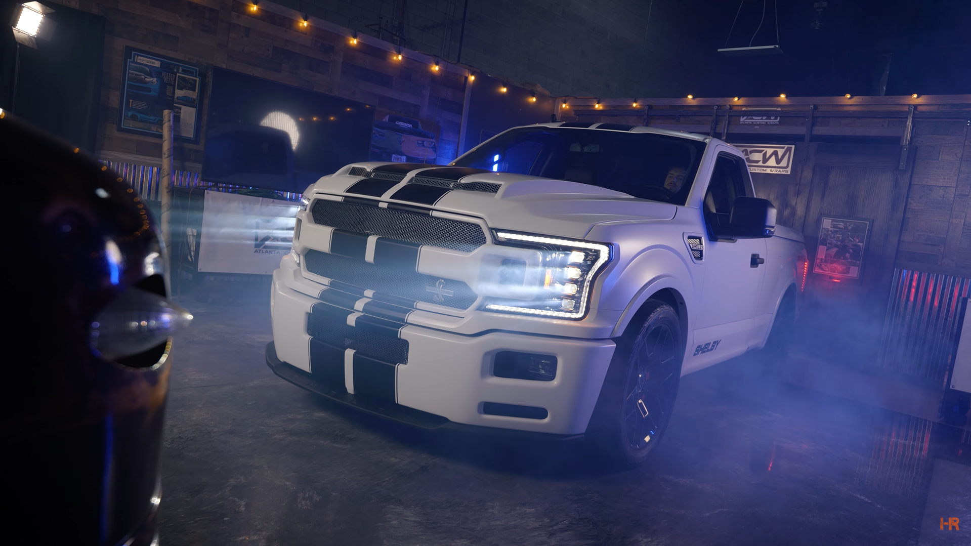 A Ford F-150 Shelby Super Snake with Morimoto XB LED headlights.