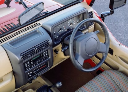 1997 Jeep Wrangler Right Hand Drive model.