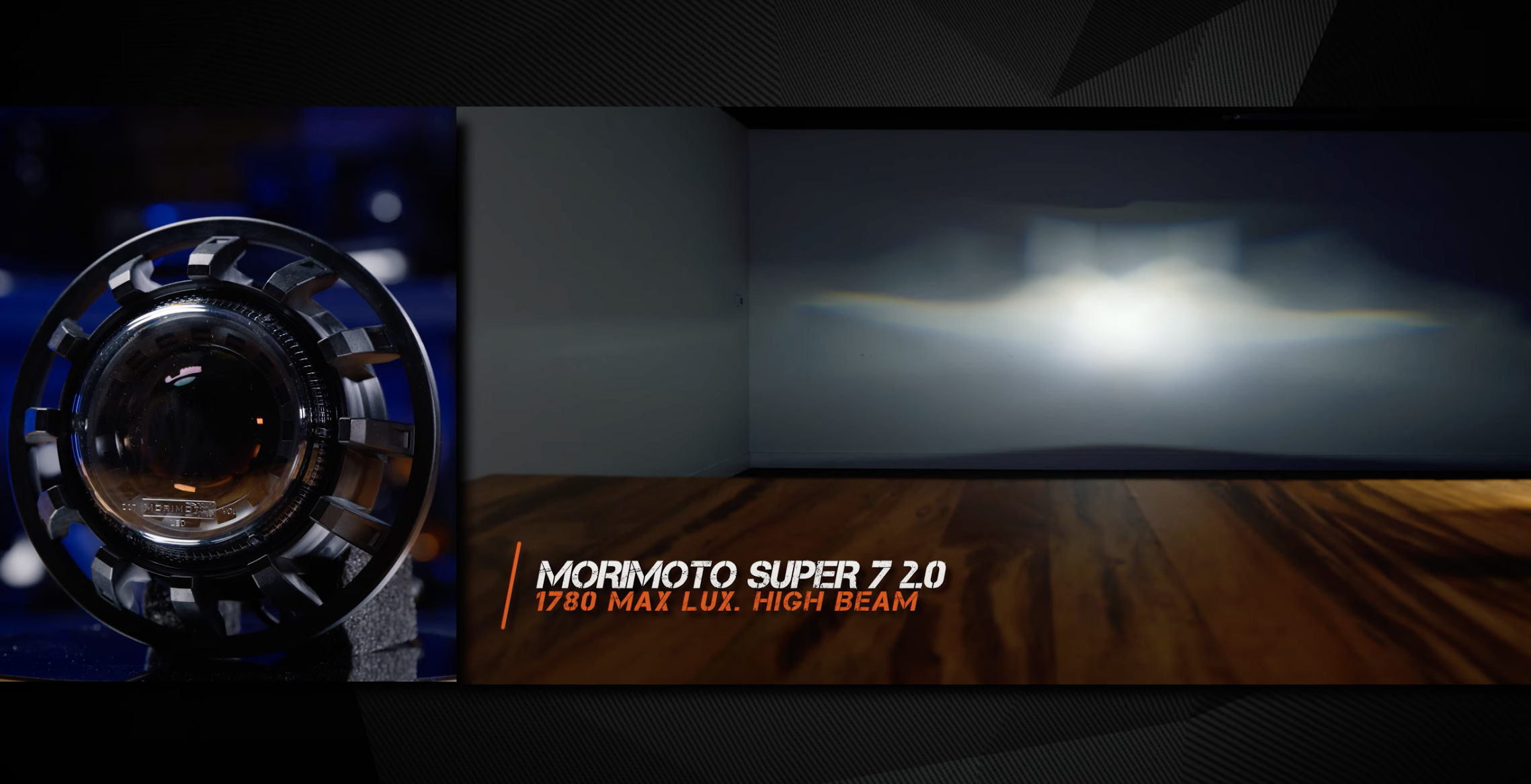 Morimoto Super7 Comparison Test Motorcycle Jeep Wrangler 7-Inch Round LED Headlight