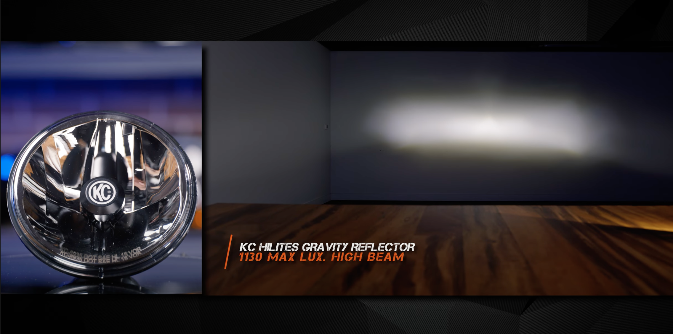 KC Hi-Lites Gravity Series LED Comparison Test Motorcycle Jeep Wrangler 7-Inch Round LED Headlight