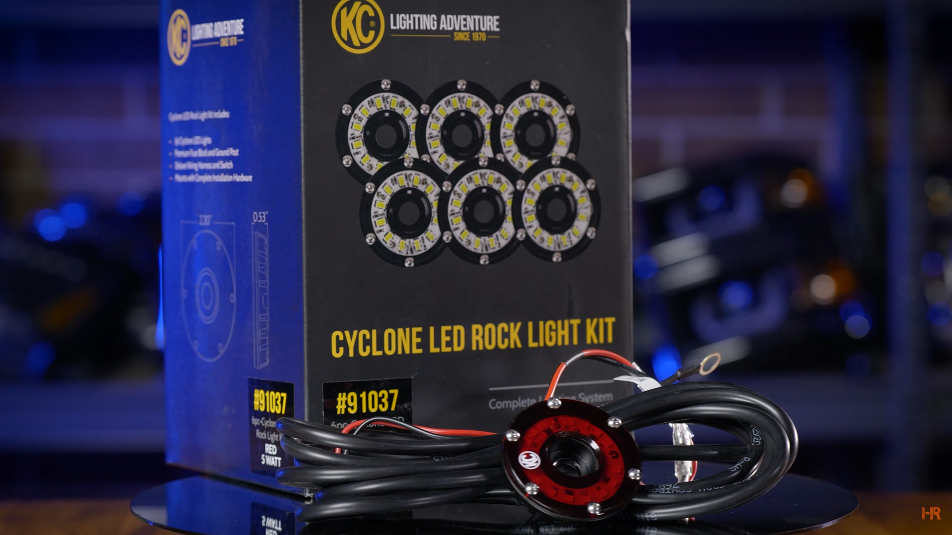 LED Rock Light Wheel Light Comparison Test